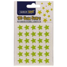 Marlin self adhesive Gold Star Labels